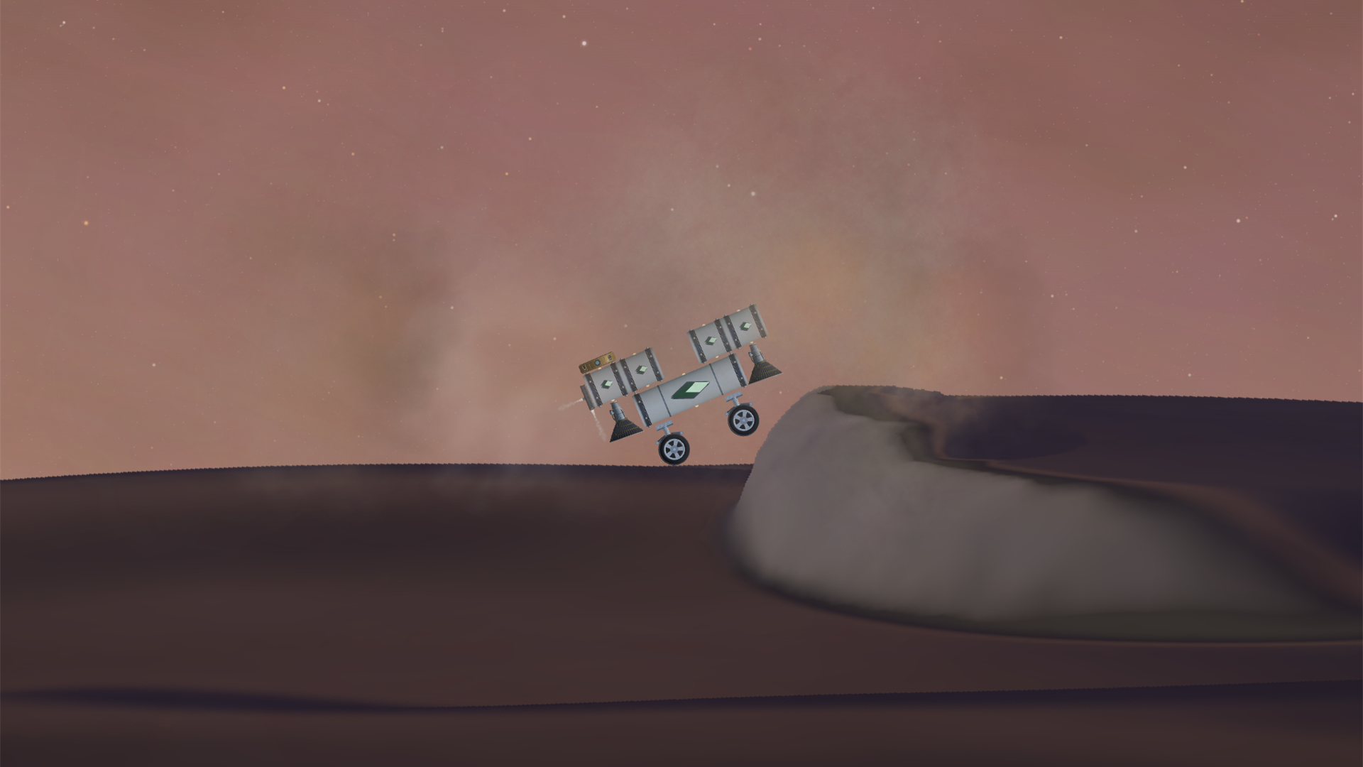 Driving a rover across a planetary surface